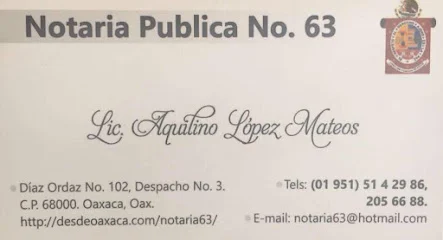 Notaria 63 Oaxaca